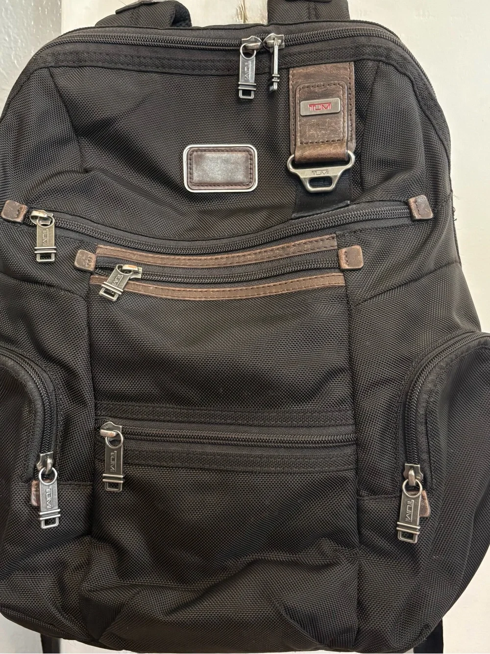 TUMI Alpha Bravo Knox Backpack 22681HKH Black Like New